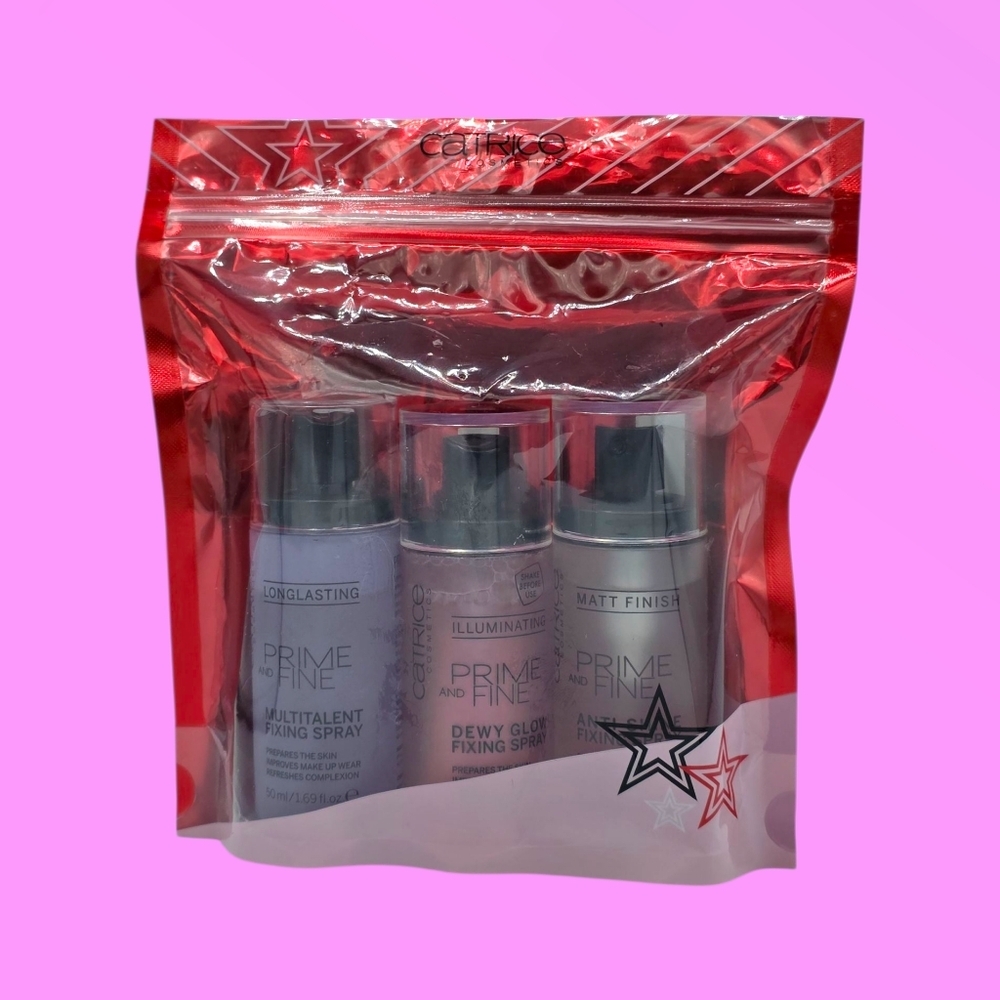 Catrice Prime And Fine Makeup Fixing Spray Travel Set
